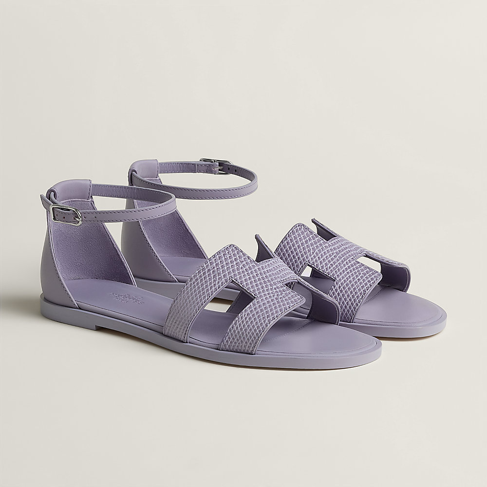 Santorini sandal - Purple | Hermès USA